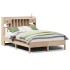 Cama con estantería sin colchón madera maciza de pino