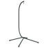 Soporte de silla colgante huevo acero gris