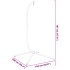 Soporte de silla colgante huevo acero gris