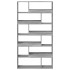 Estantería madera de ingeniería gris Sonoma 100x33x187,5
