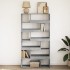 Estantería madera de ingeniería gris hormigón 100x33x187,5