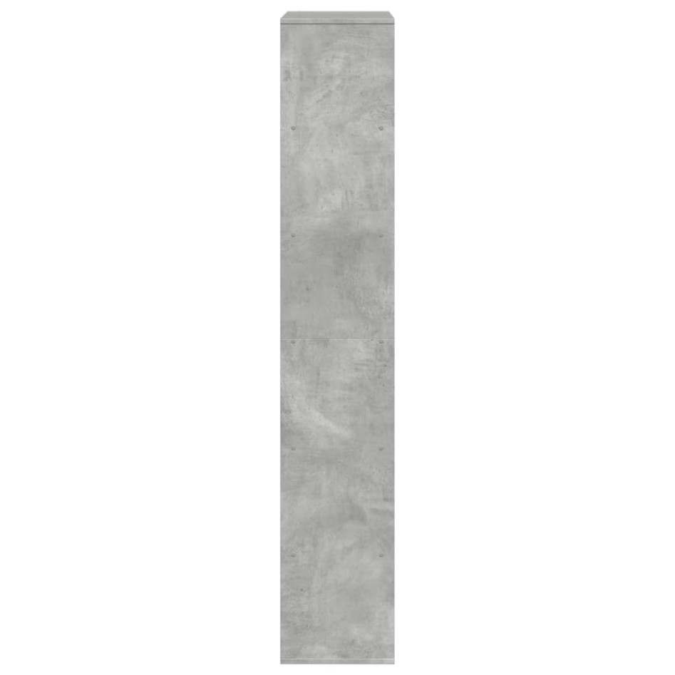 Estantería madera de ingeniería gris hormigón 100x33x187,5
