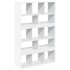 Estantería de madera de ingeniería blanca 100x33x156,5
