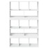 Estantería de madera de ingeniería blanca 100x33x156,5