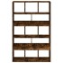 Estantería madera de ingeniería roble ahumado 100x33x156,5