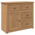 Aparador con cajones Panama madera maciza pino 93x40x80