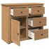 Aparador con cajones Panama madera maciza pino 93x40x80