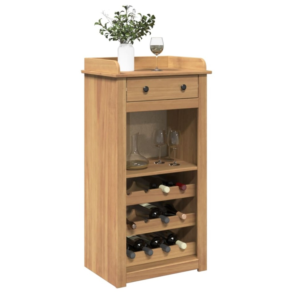 Mueble botellero Panama madera maciza de pino 57x40x111,5