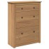 Mueble zapatero Panama madera maciza de pino 80x35x105