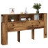 Cabecero armario madera ingeniería envejecida 200x18,5x102,5