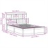 Estructura de cama sin colchón madera maciza de pino 160x200