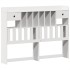 Estructura de cama sin colchón madera de pino blanca 140x200