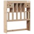 Cama con estantería sin colchón madera maciza de pino 90x200