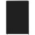 Cobertizo de 2 contenedores de basura acero negro 138x79x117