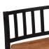 Taburetes altos 4 uds madera maciza de