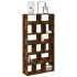 Estantería madera de ingeniería roble ahumado 100x33x187,5