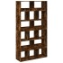 Estantería madera de ingeniería roble ahumado 100x33x187,5