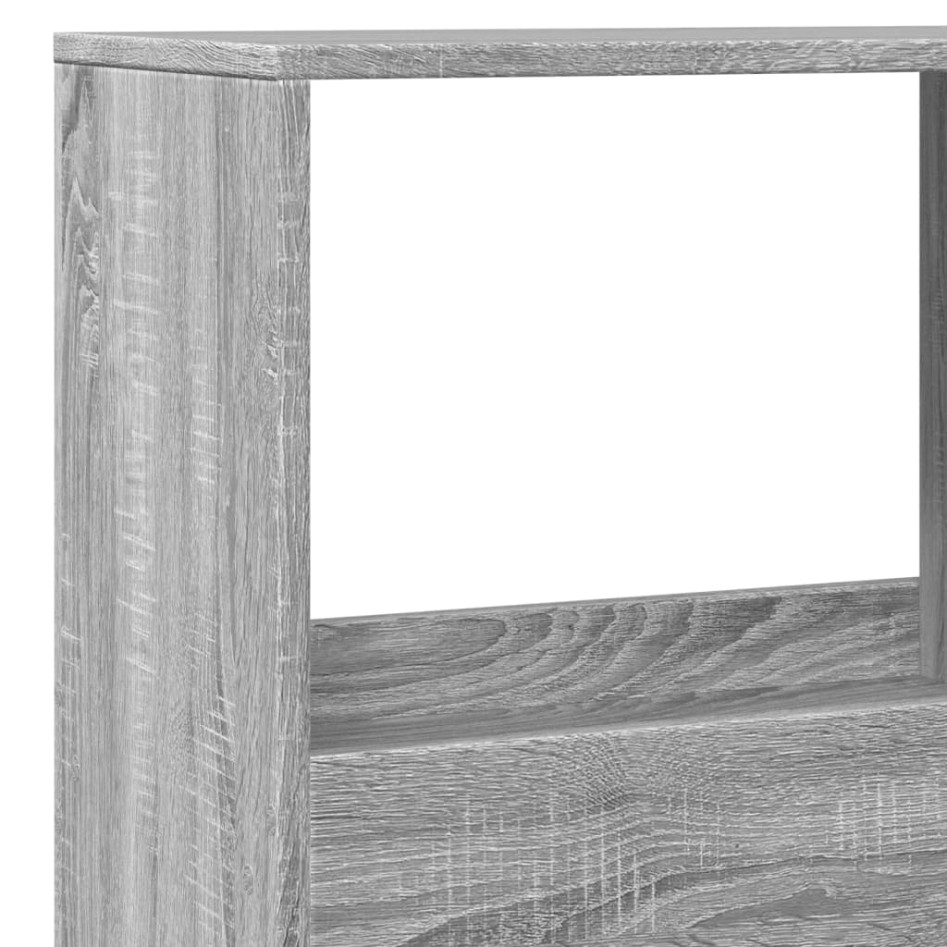 Estantería madera de ingeniería gris Sonoma 100x33x155,5