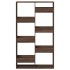 Estantería de madera de ingeniería marrón roble 100x33x175