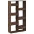 Estantería de madera de ingeniería marrón roble 100x33x175