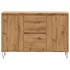 Aparador de madera de ingeniería roble artisan 104x35x70