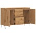 Aparador de madera de ingeniería roble artisan 104x35x70
