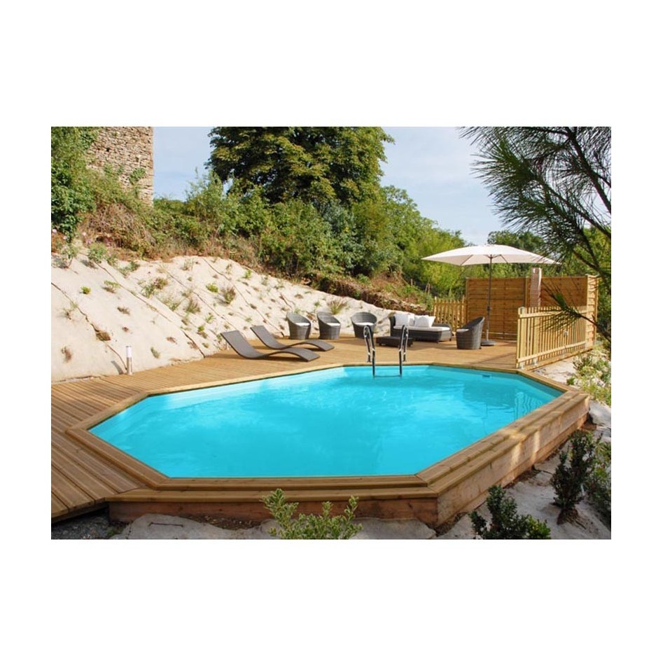 Avocado Piscina ovalada