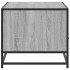 Mesa de centro madera ingeniería metal gris Sonoma