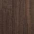 Mueble TV metal y madera ingeniería marrón roble 120x35x41