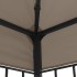 Cenador gris taupe 4x3