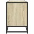 Mueble TV metal y madera ingeniería roble Sonoma 150x35x41