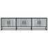 Mueble TV madera ingeniería y metal gris Sonoma 150x35x41