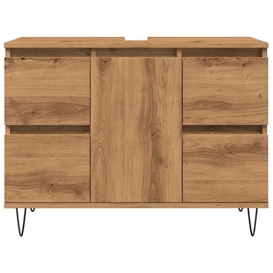 Mueble de baño madera de ingeniería roble artisan 80x33x60