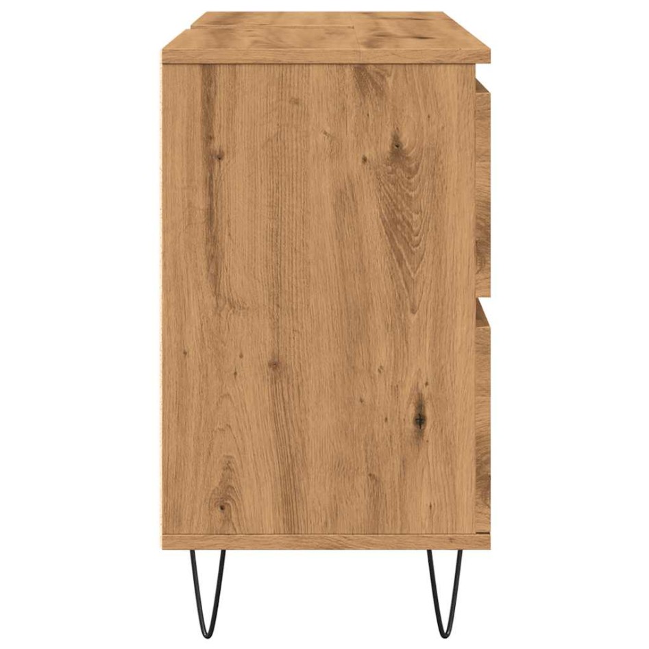 Mueble de baño madera de ingeniería roble artisan 80x33x60