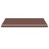 Toldo retráctil manual marrón 500x350