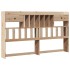 Cama con estantería sin colchón madera maciza de pino