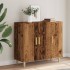 Aparador de madera de ingeniería envejecido 90x34x80