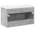 Set muebles de baño 2 piezas madera contrachapada gris