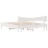 Estructura de cama sin colchón madera maciza de pino 160x200