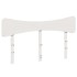 Estructura de cama sin colchón madera de pino blanca 140x200