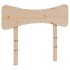 Estructura de cama sin colchón madera maciza de pino 100x200