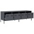 Mueble de TV acero laminado en frío antracita 135x39x43,5