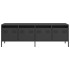 Mueble para TV acero laminado en frío negro 135x39x43,5