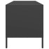 Mueble para TV acero laminado en frío negro 135x39x43,5