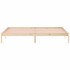 Estructura de cama sin colchón madera maciza de pino 193x203