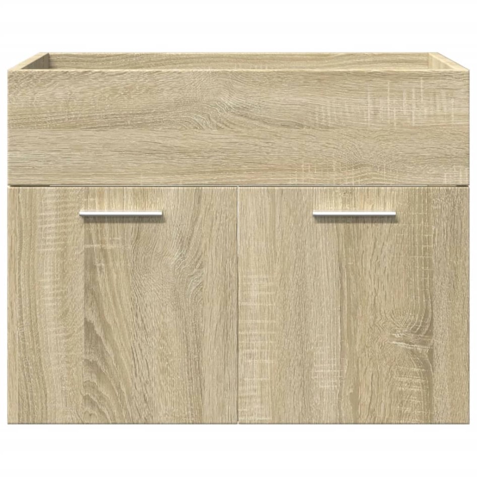 Juego de muebles de baño 4 pzas contrachapada roble