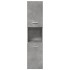 Set muebles de baño 5 piezas madera ingeniería gris