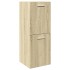 Juego de muebles de baño 5 pzas madera ingeniería roble