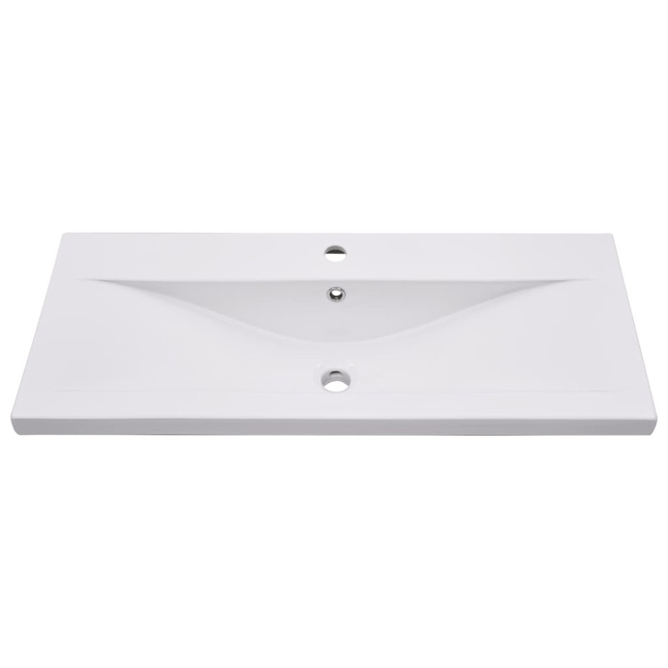 Juego de muebles de baño 5 pzas madera ingeniería roble