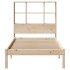 Cama con estantería sin colchón madera maciza de pino